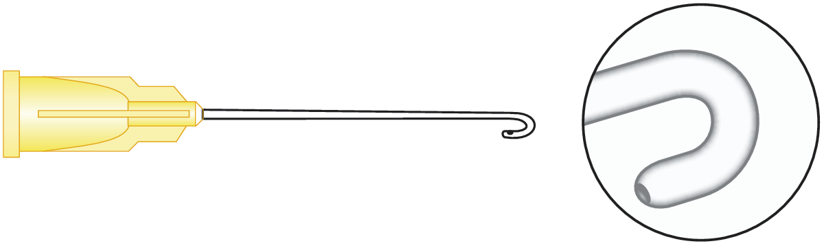 Irrigating Iris Hook